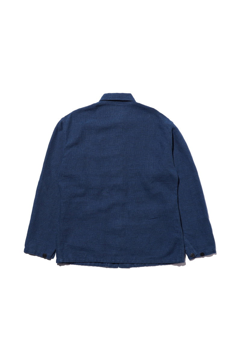 MIL Chore Jacket Cotton Linen - Navy