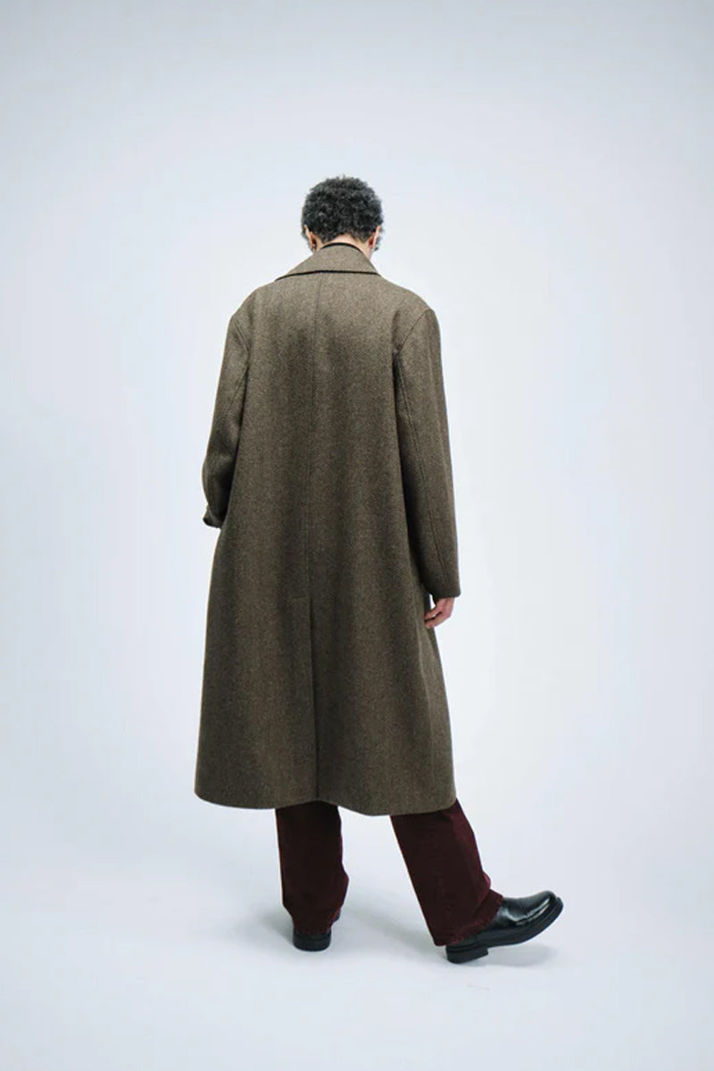 DB Coat Herringbone - Green