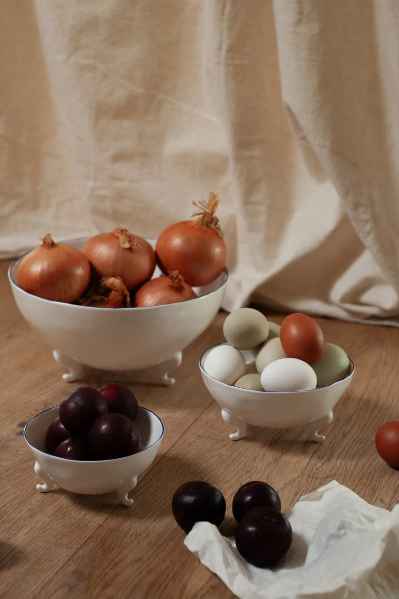 Small Footed Bowl - Cobalt Blue