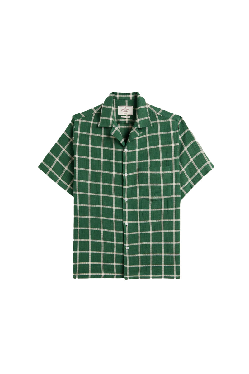 Alvor Short Sleeve Shirt - Green Check
