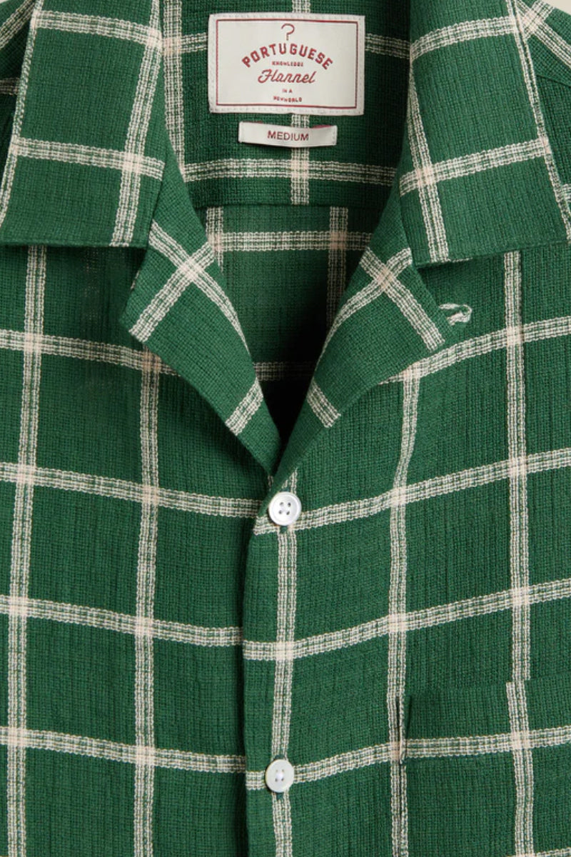 Alvor Short Sleeve Shirt - Green Check