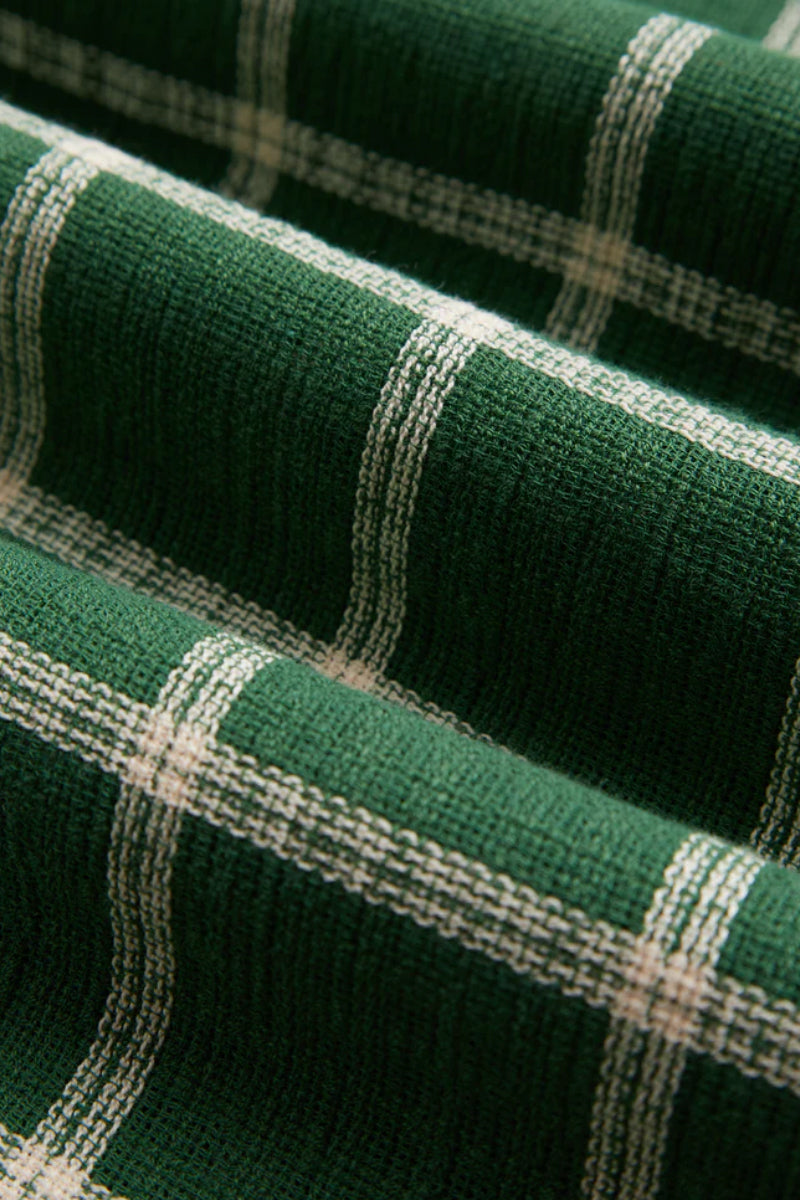 Alvor Short Sleeve Shirt - Green Check