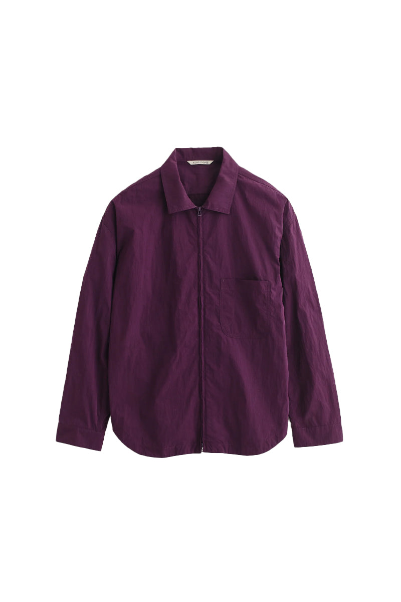 Alvaro Atelier Zip Shirt - Violet Dusk