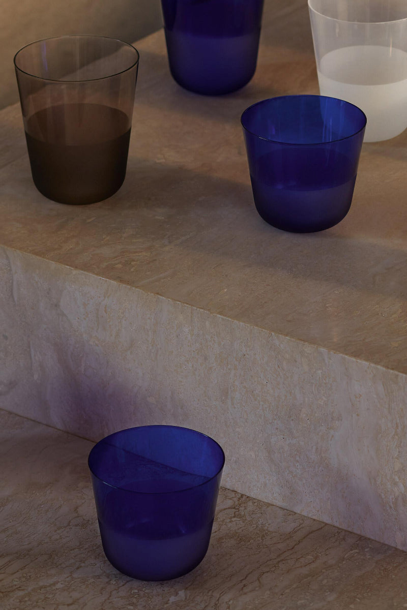 Arc Contrast Tumbler Set of 2 - Cobalt Blue (260ml)