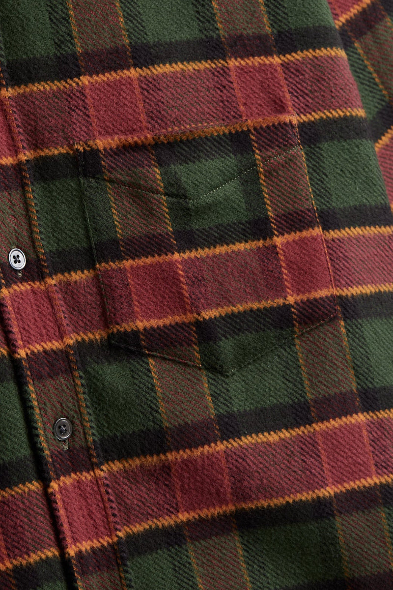 Argila Button Down Woven Shirt - Green Check