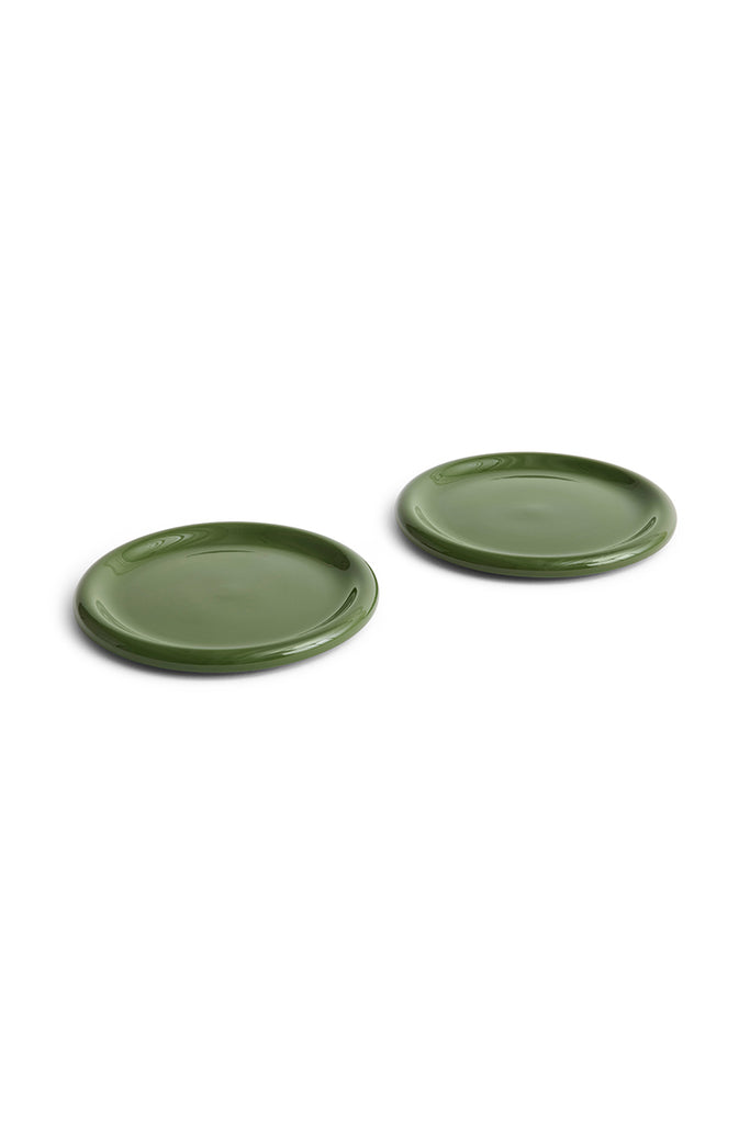 Barro Plate Set of 2 Ø24 - Green