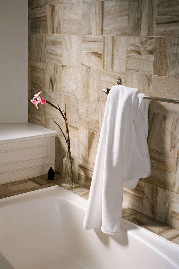 Mono Bath Towel - White