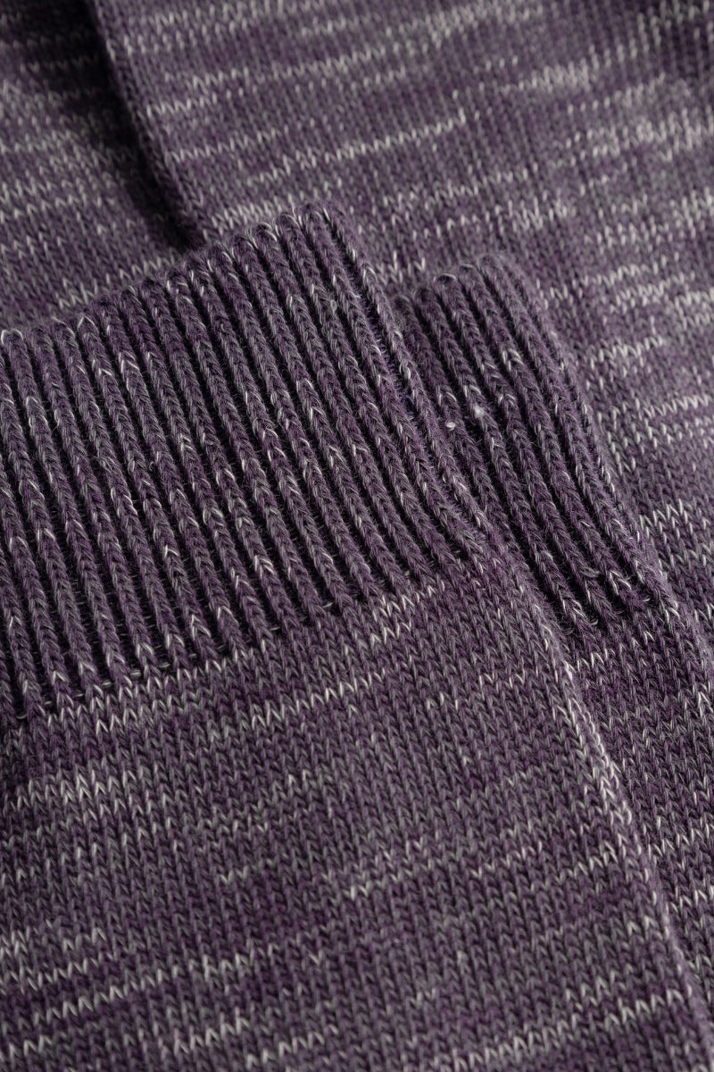 Bykle Heavy Cotton Twist Sock - Violet