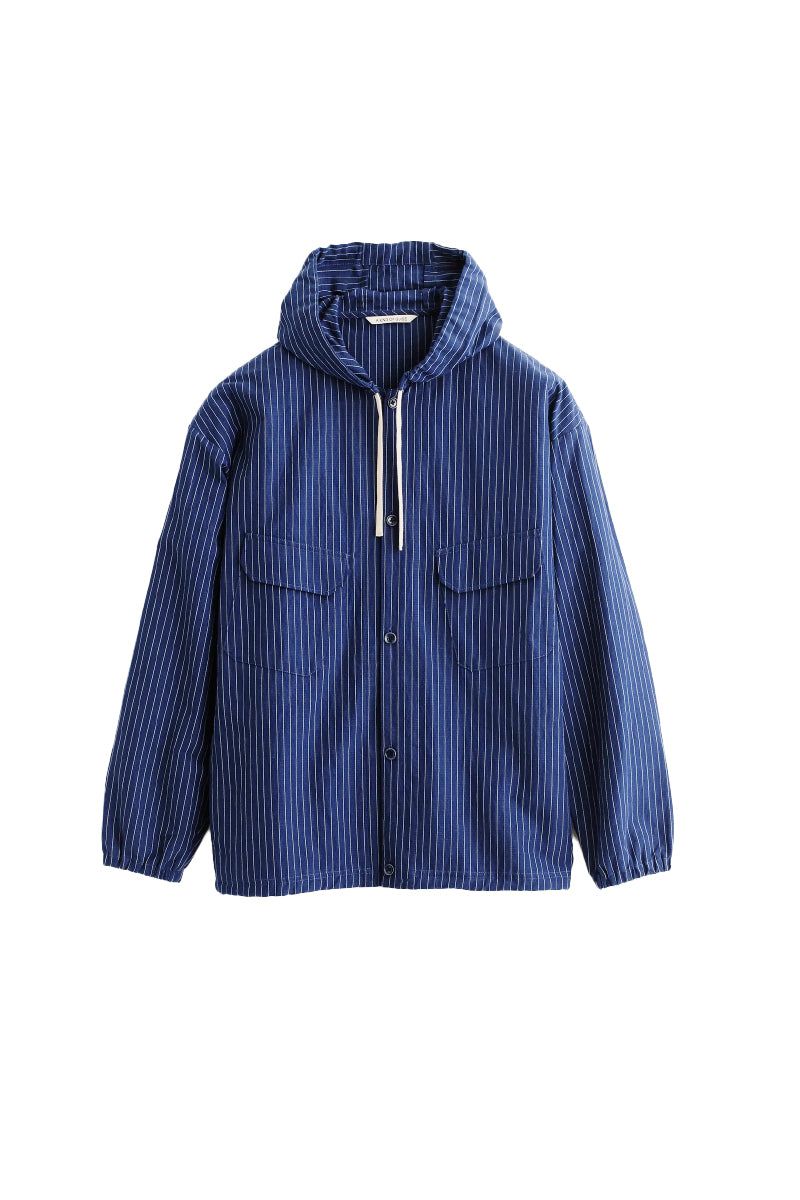 Tsavo Seersucker Jacket - Ocean Stripe