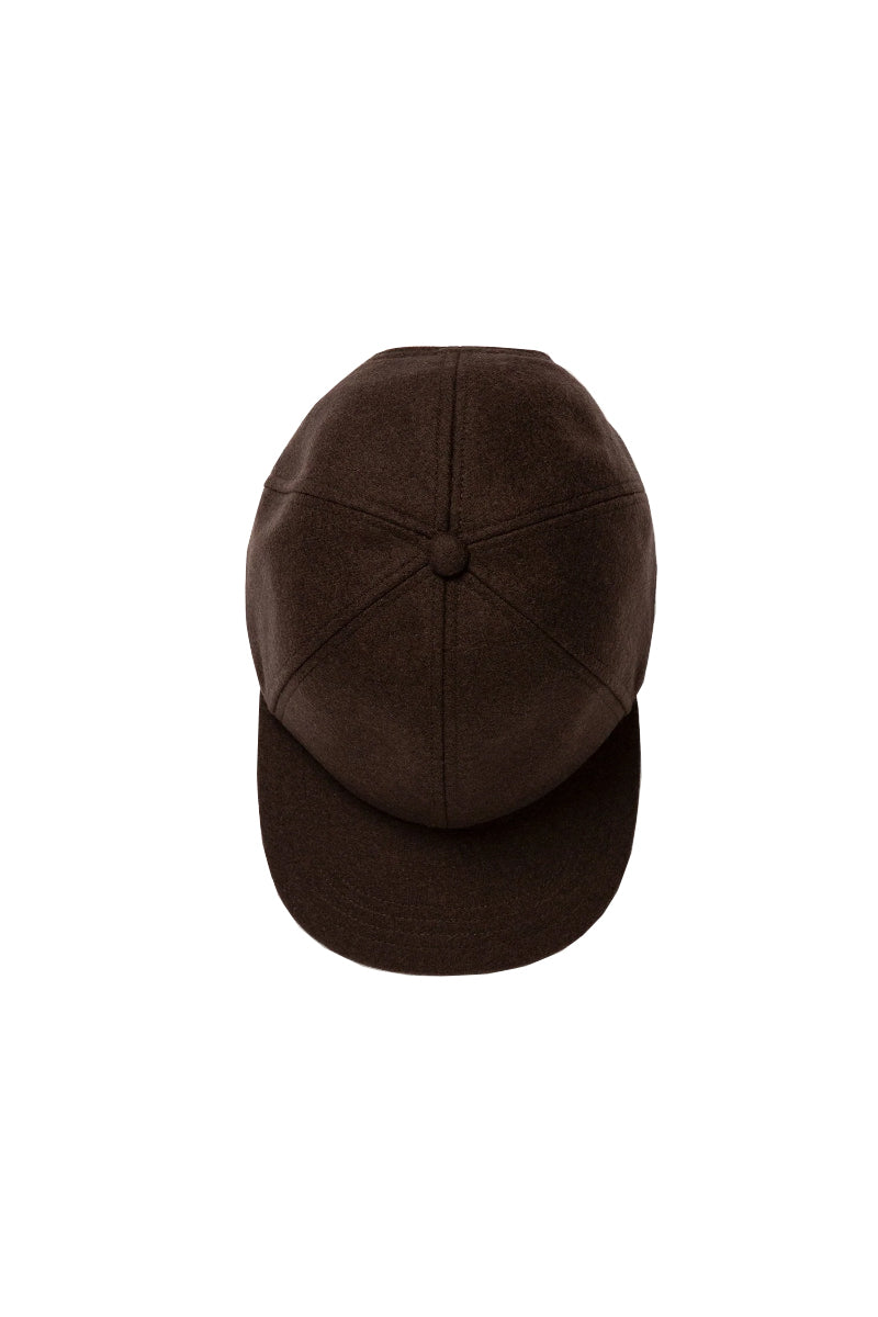 Boiled Wool Cap - Truffle