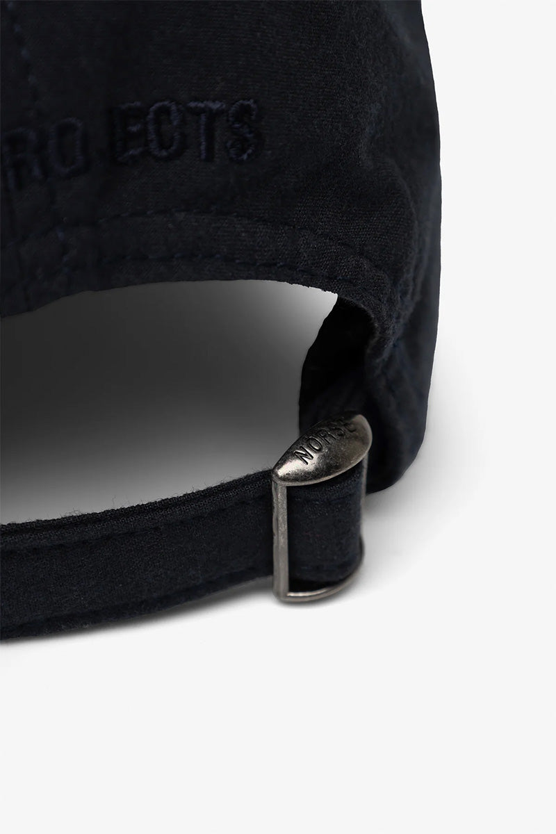 Buff Cloth 6-Panel Cap - Dark Navy