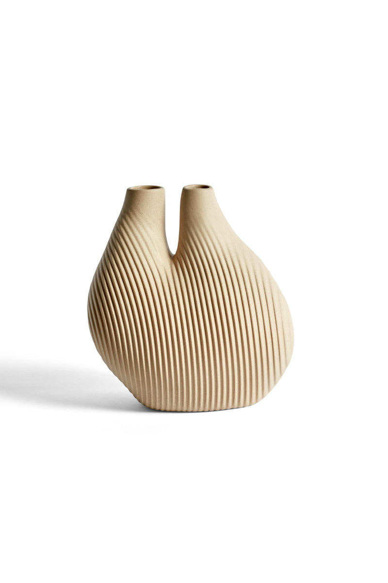 W&S Chamber Vase - Beige