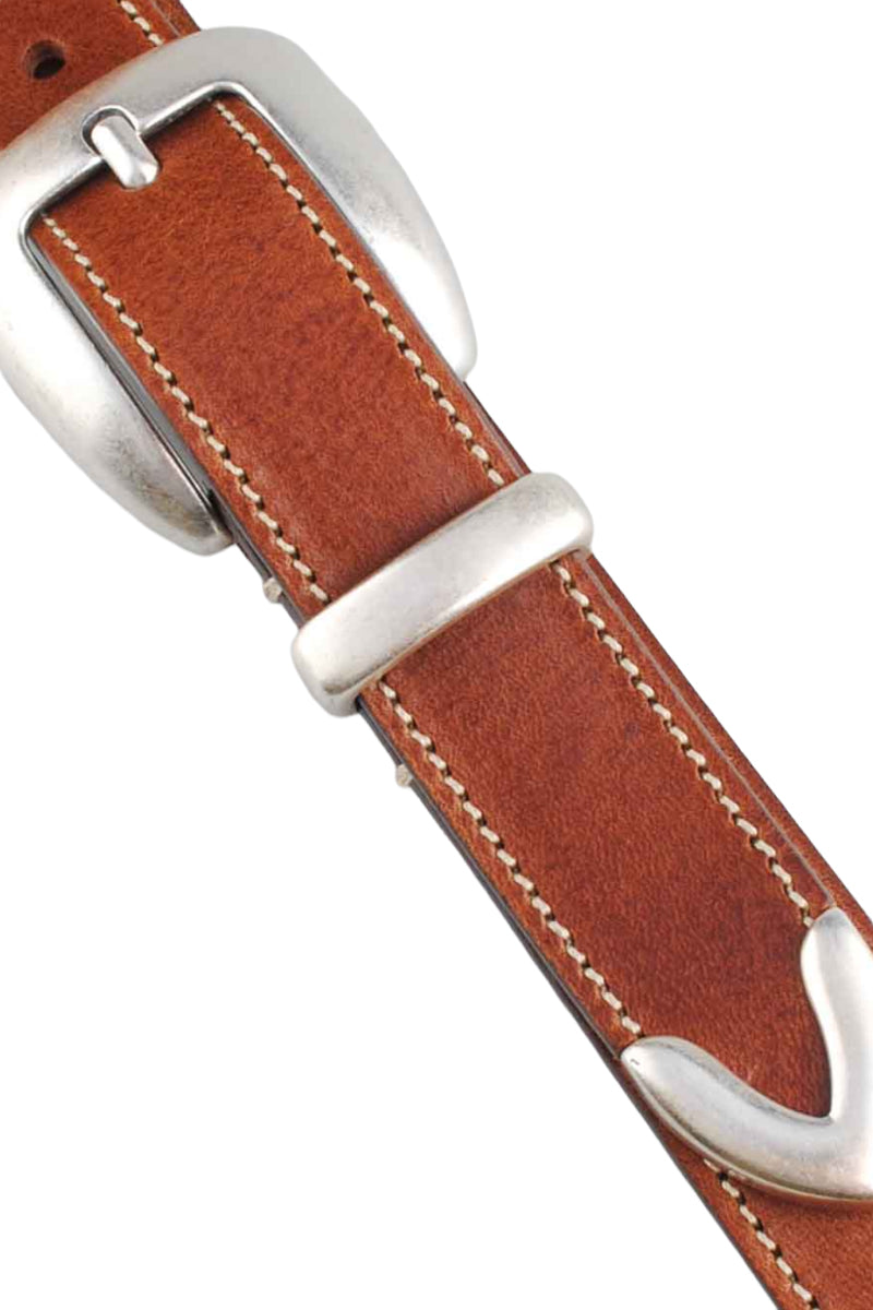 Molebo M2456 Belt - Cognac Leather