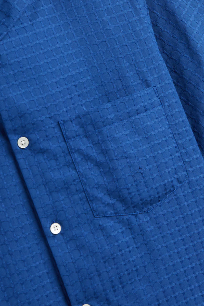 Cole Short Sleeve Shirt - Cobalt Blue