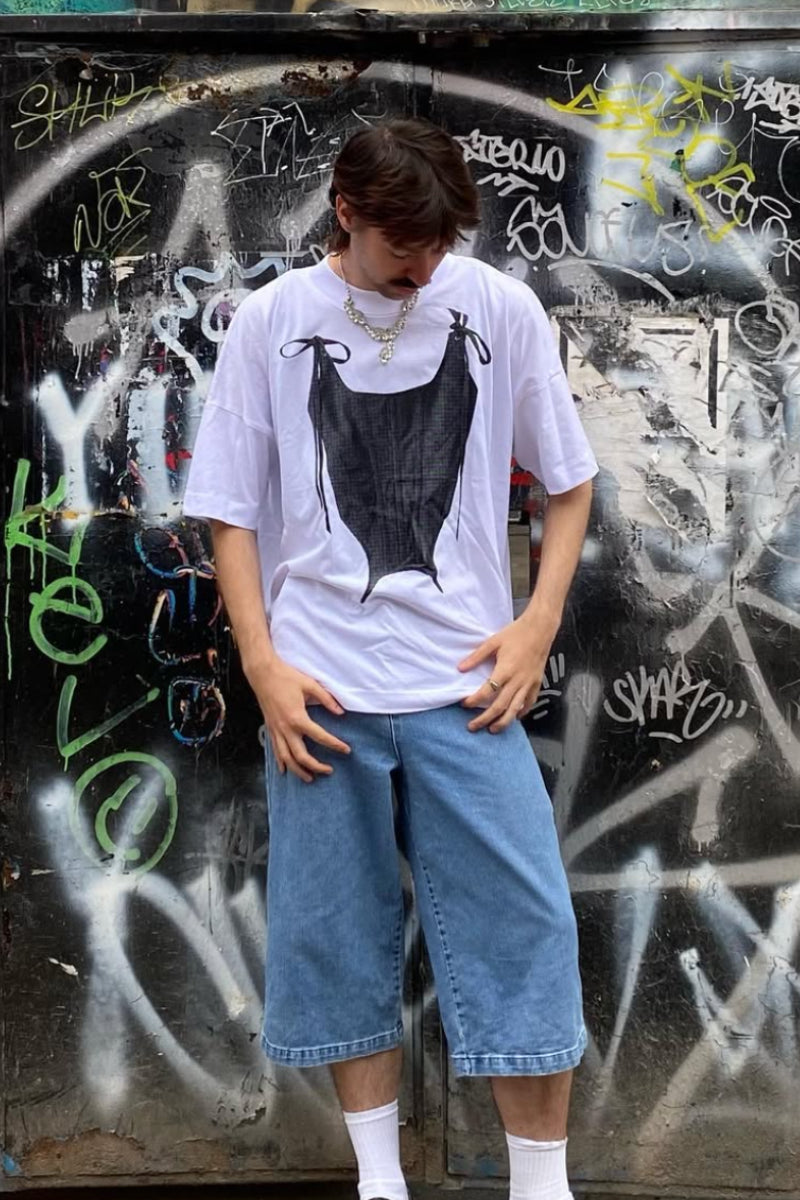 Corset Tee - White
