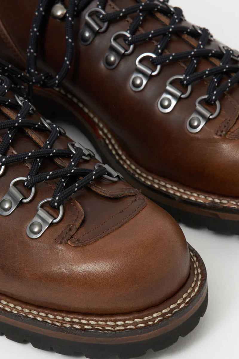 D-Type 01V Pull Up Leather Boot - Dublin Brown Nut
