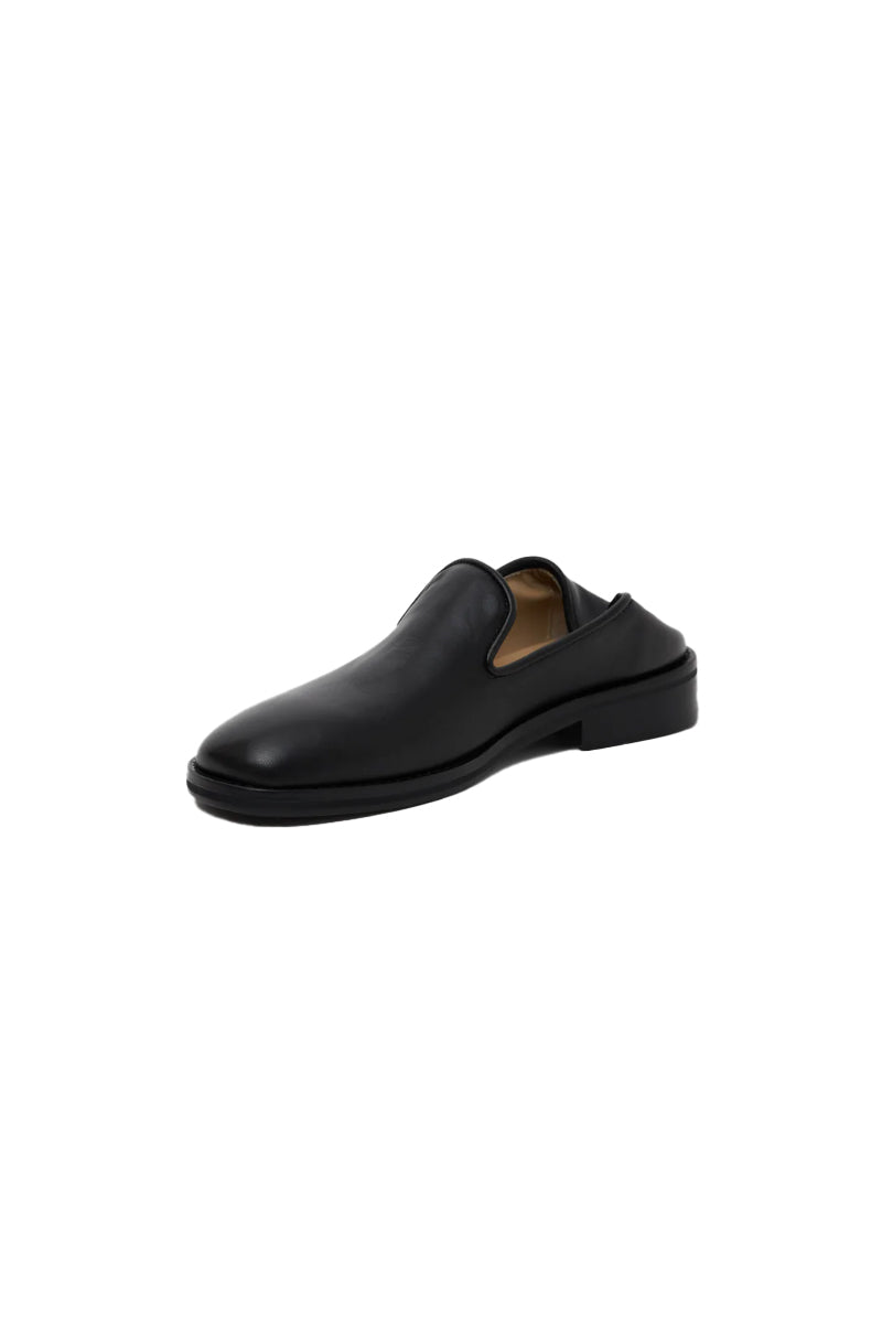 Legacy Calfskin Slipper - Black