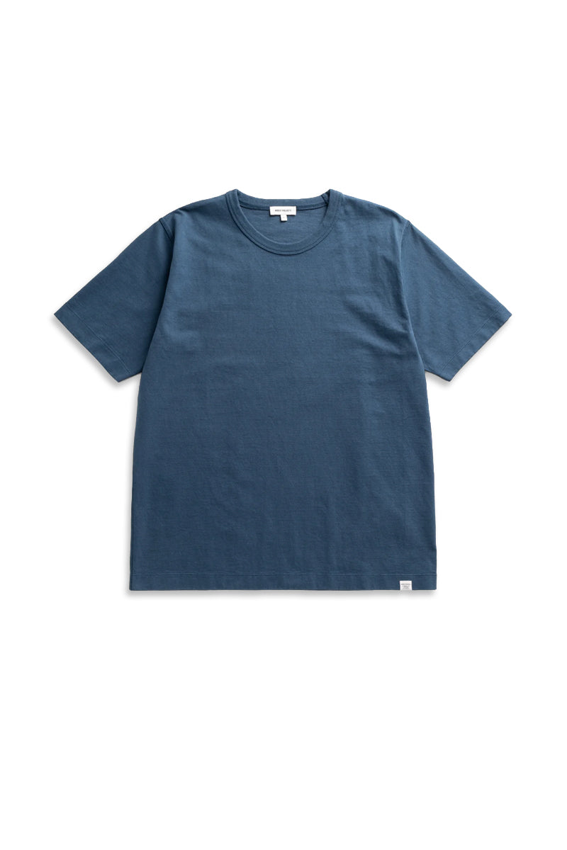 Elmelunde Soft Compact Cotton Tee Shirt - Dark Blue