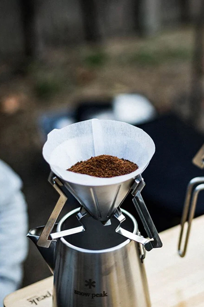 Field Barista Kettle - Stainless Steel, Brass, Natural Wood