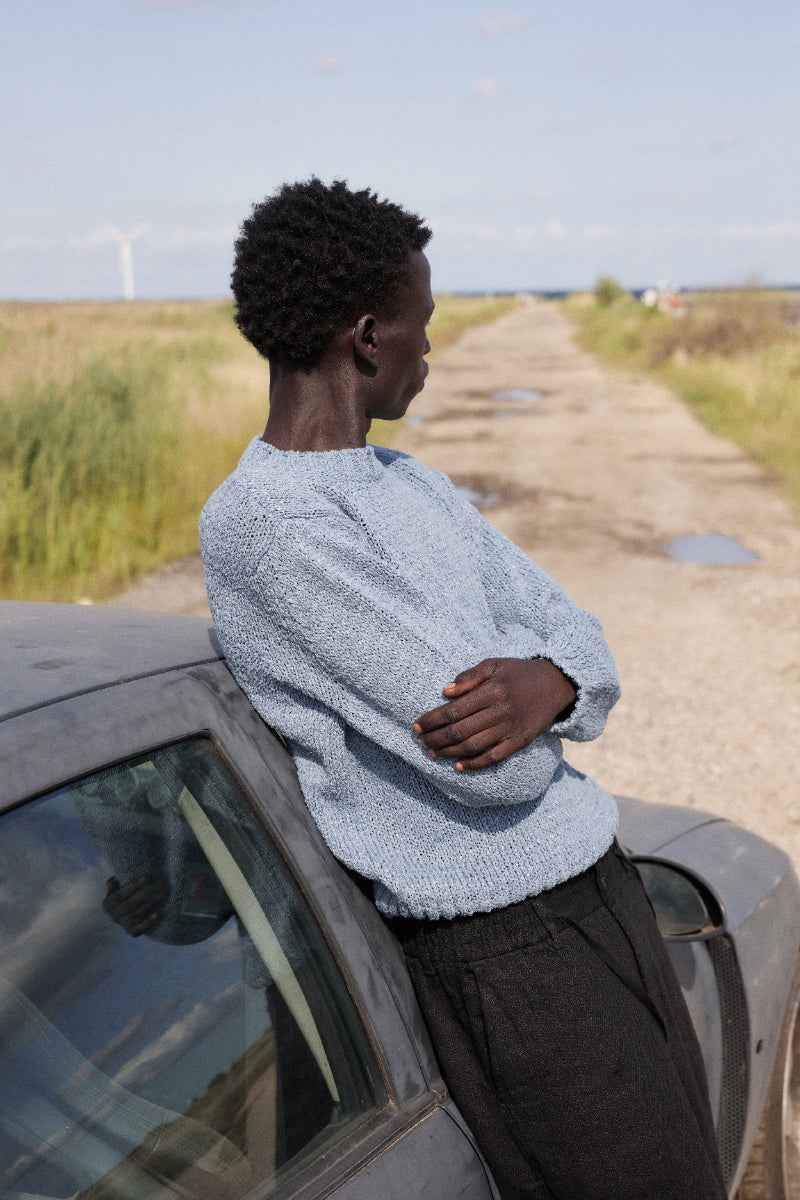 Frederik Knitted Sweater - Blue