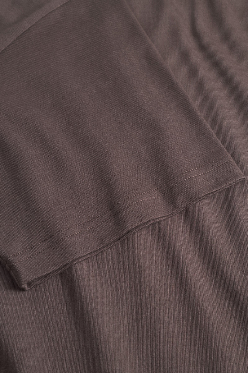Norse Standard Heavy Loose Tee Shirt - Seal Brown