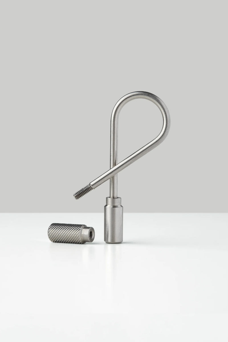 Closed Helix Keyring - Stainless Steel