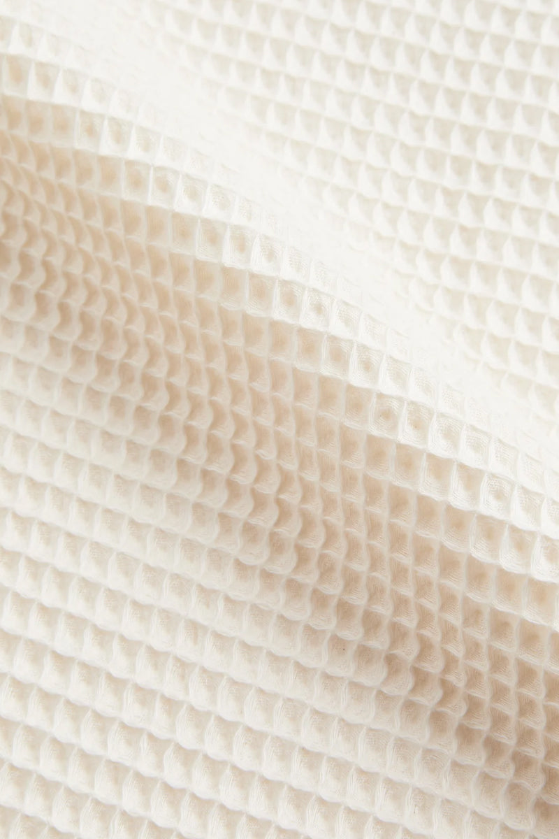 Honeycomb Short Sleeve Shirt - White