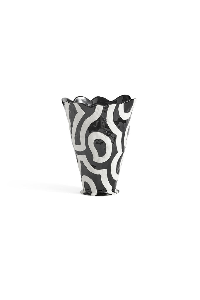 Jessica Hans Shadow Vase - Black and White