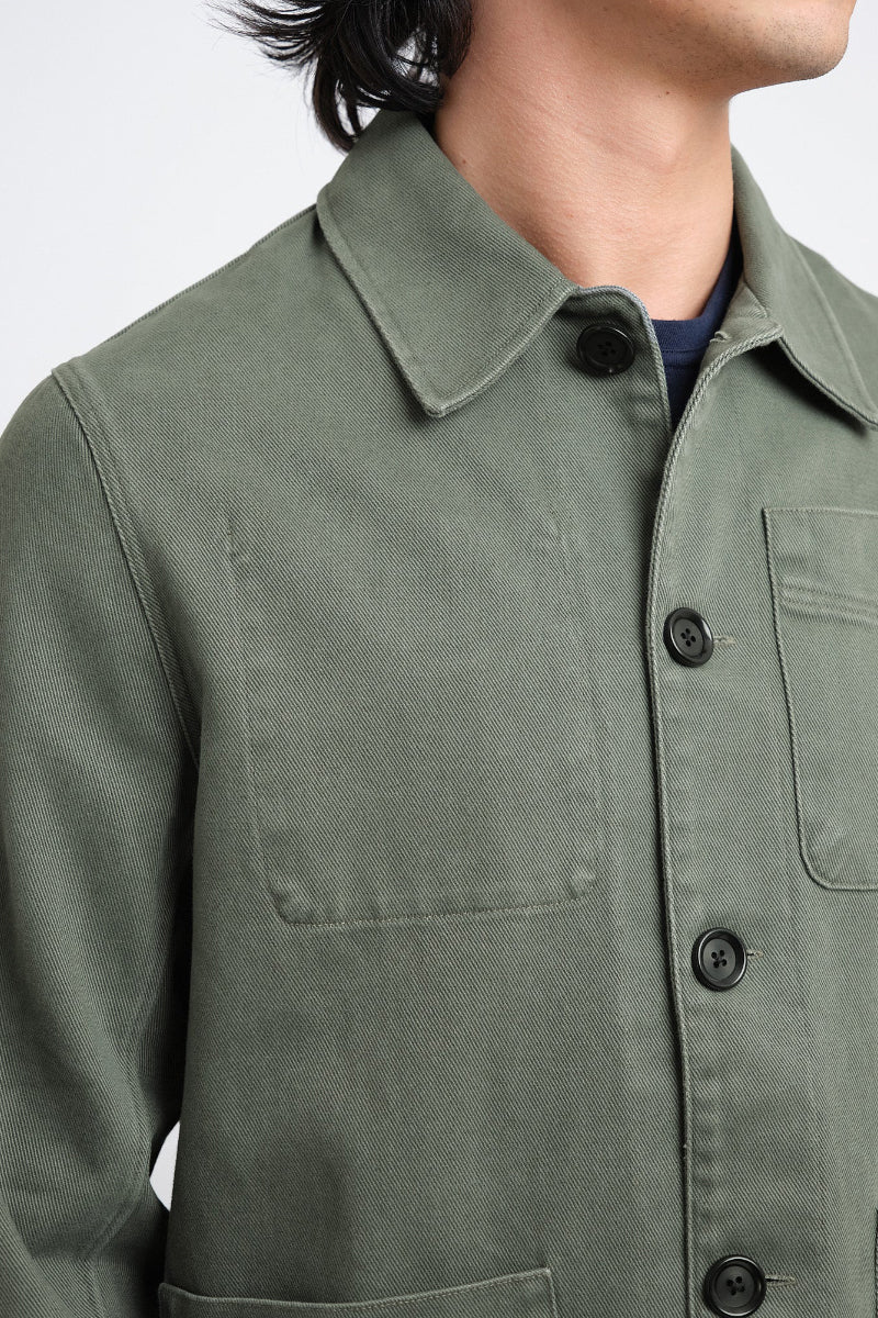 Kennard Cotton Jacket - Hester Green