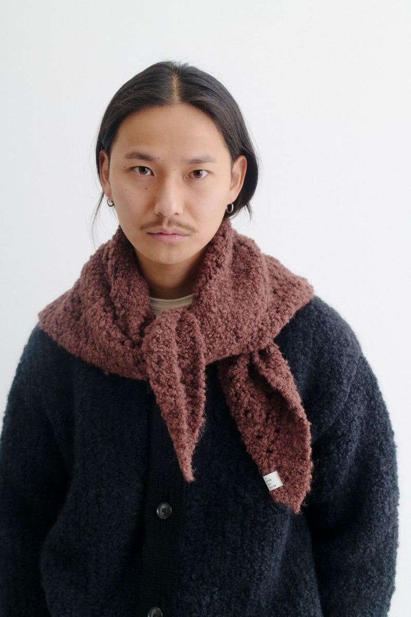 Khuder Knit Cardigan - Black Boucle