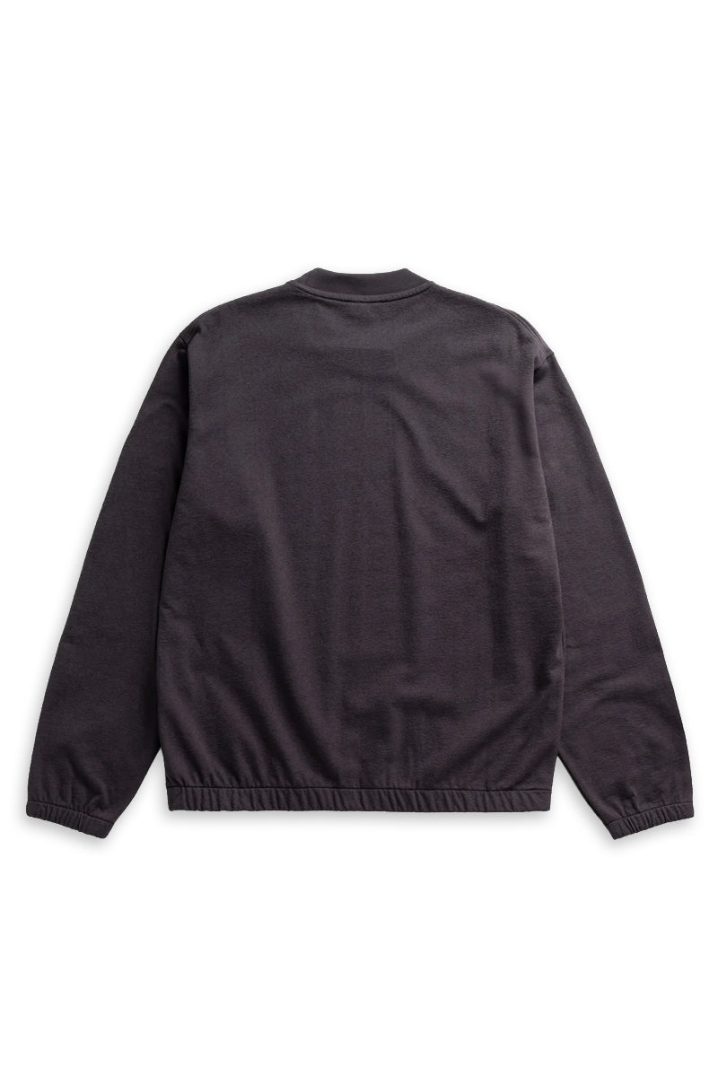 Kulhuse Relaxed Light Pile Jersey Sweatshirt - Darkest Purple