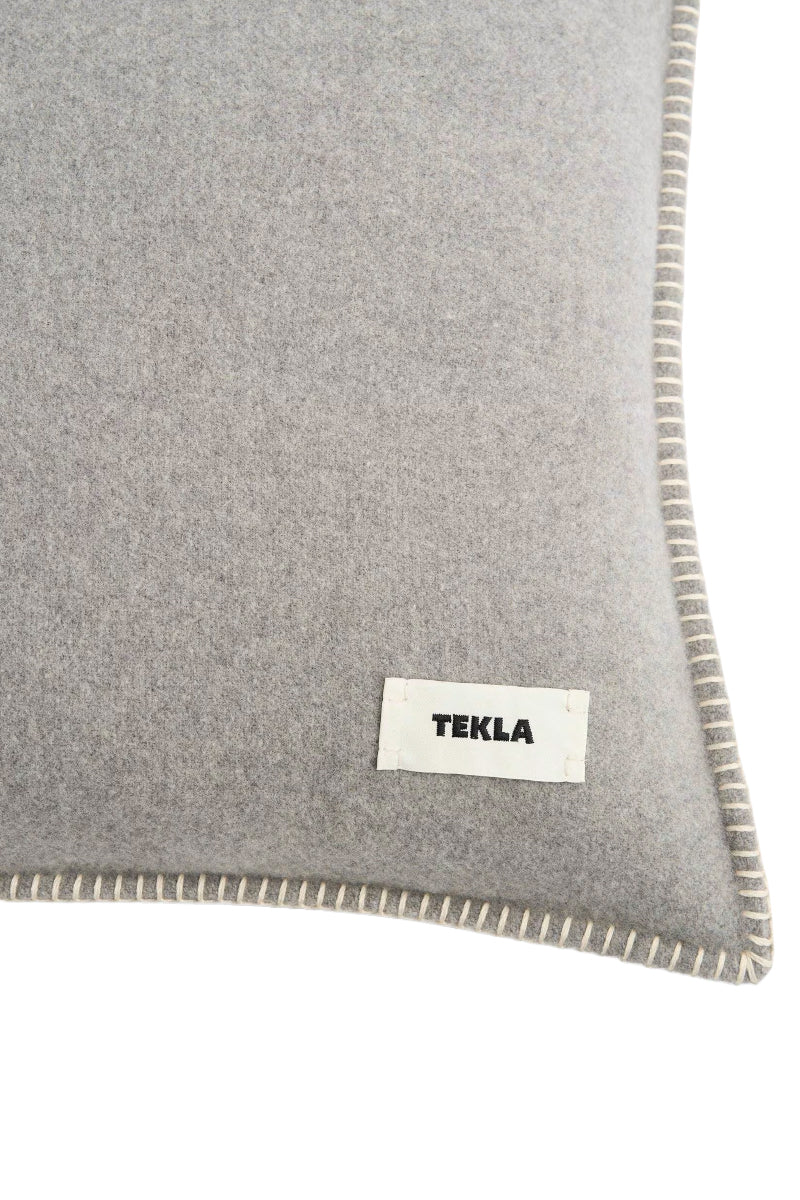 Tekla Lambswool Cushion - Ash Grey