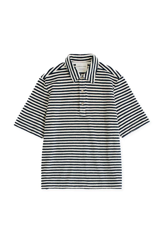 Lino Polo Shirt - Oreo Stripe