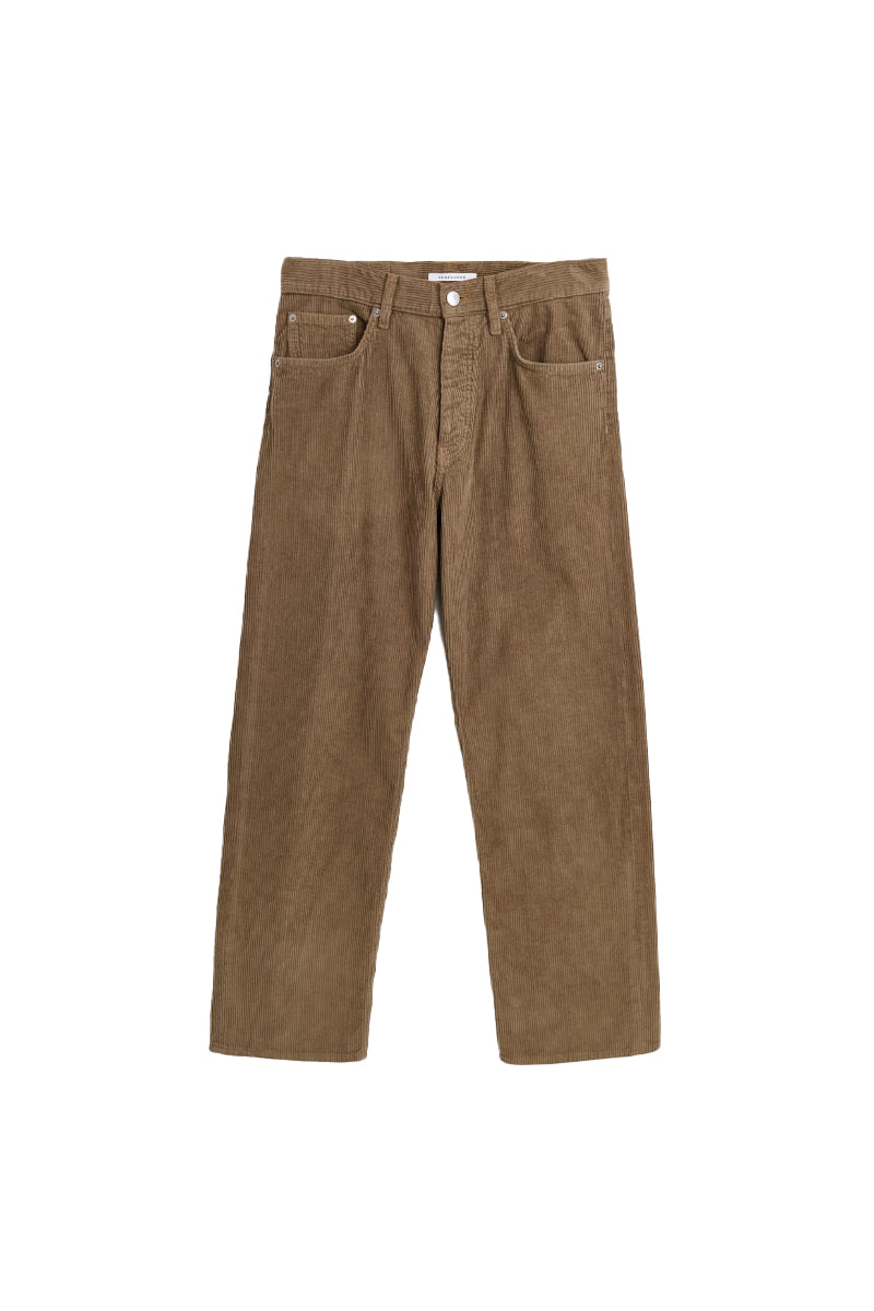 Loose Cord Trouser - Taupe