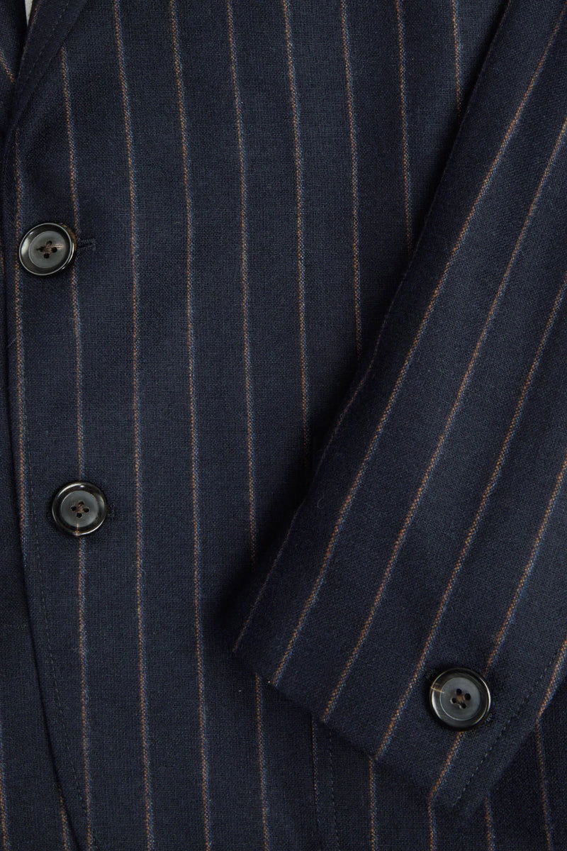 Mansfield Virgin Wool & Cashmere Jacket - Jarman Navy