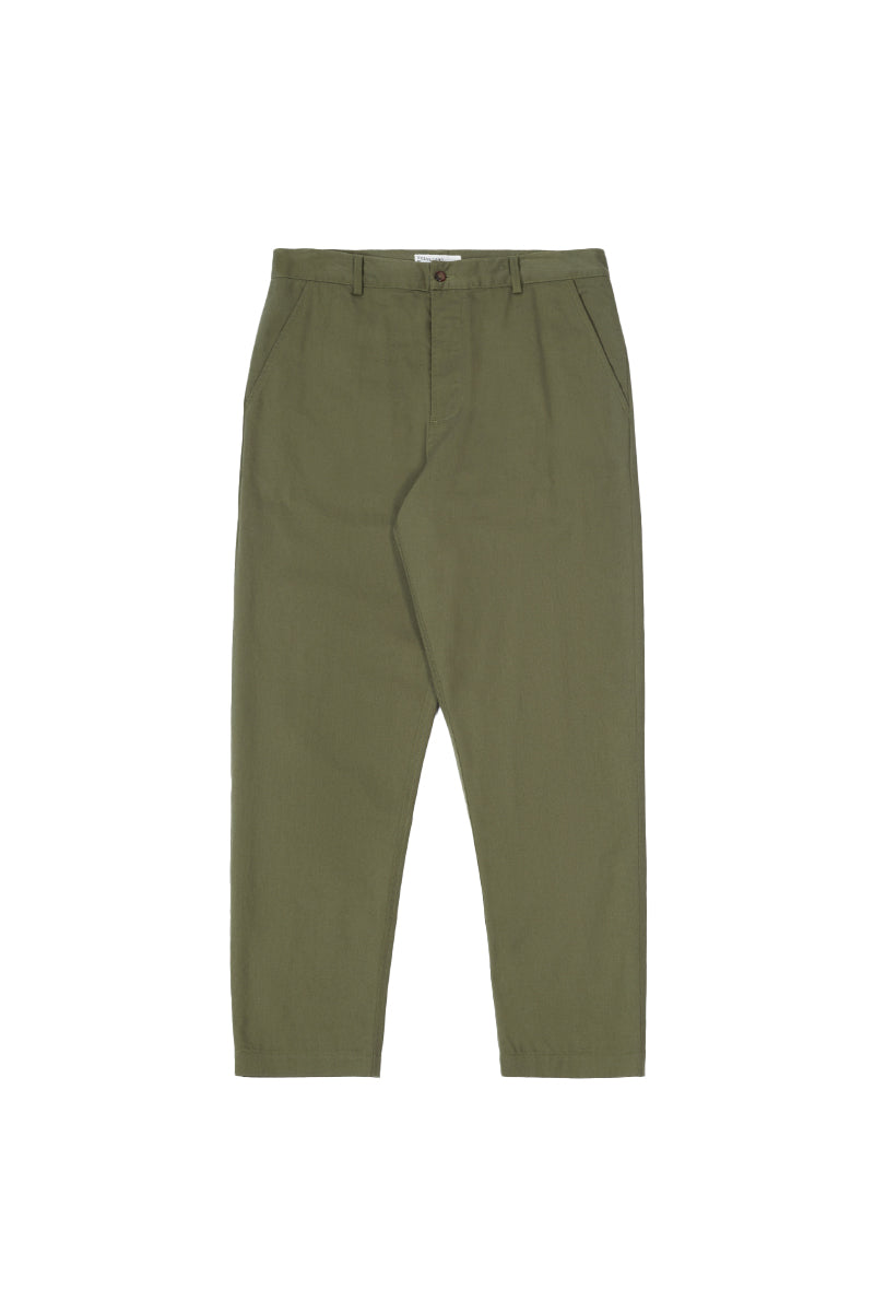 Light Twill Military Chino - Light Olive