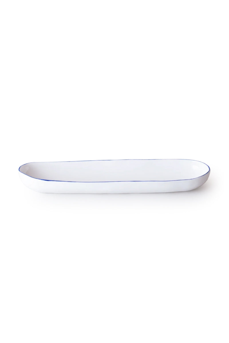 Oblong Serving Bowl - Cobalt Blue