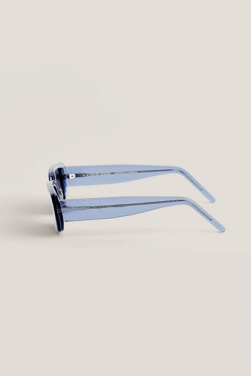 Odessa Sunglasses - Deep Sea Blue Frame / Dark Grey Lens