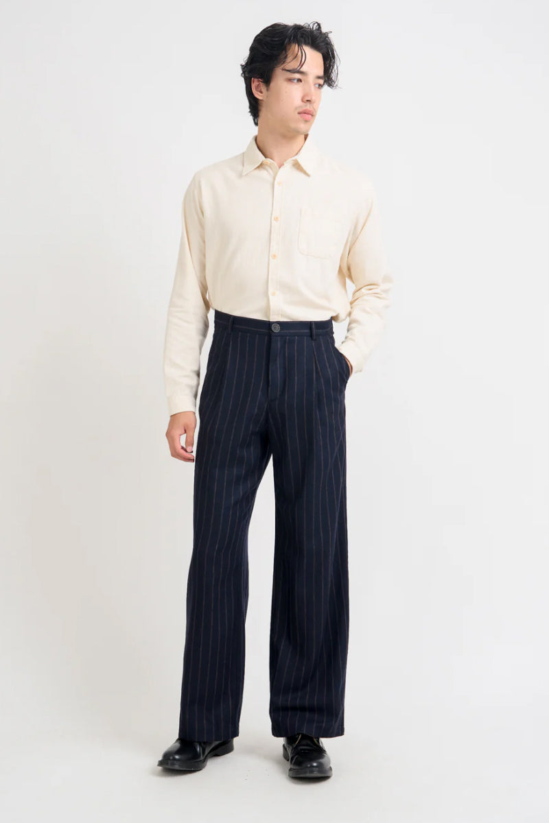 Orsman Wool Trouser - Jarman Navy
