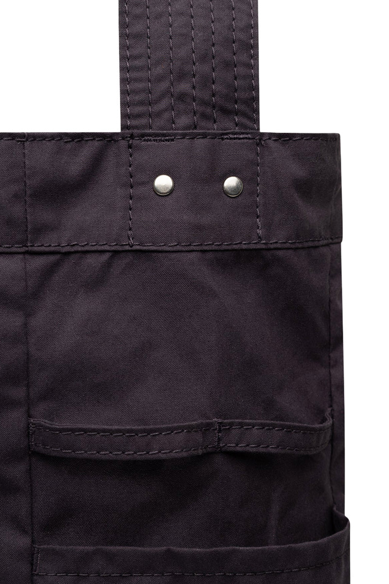 Pligt Wax Cotton Tote - Darkest Purple