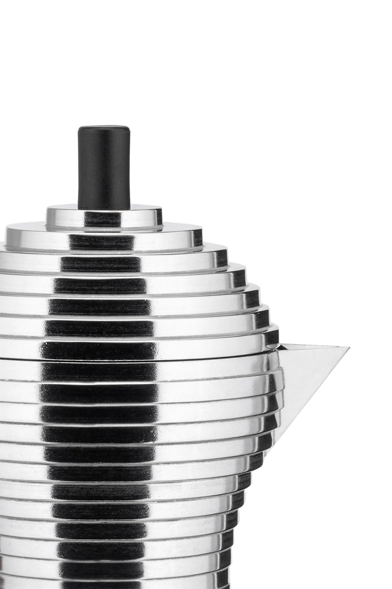 Pulcina Espresso Coffee Maker (6 Cup) - Stainless Steel