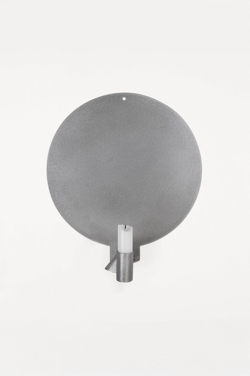 Round Ornament Candle Holder - Stainless Steel