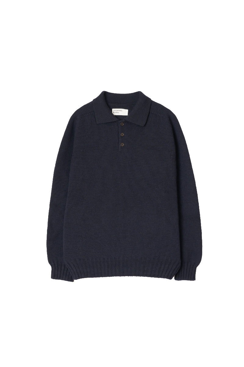 Shetland Wild Curtis Sweater - Navy