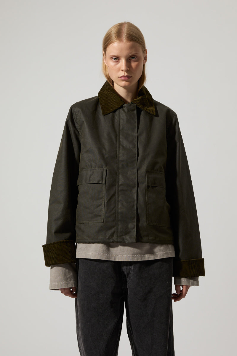 Sissel Wax Jacket - Olive