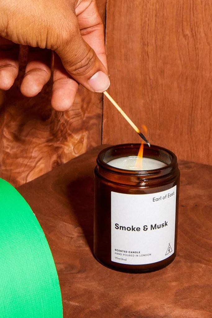 Soy Wax Candle 6oz - Smoke & Musk