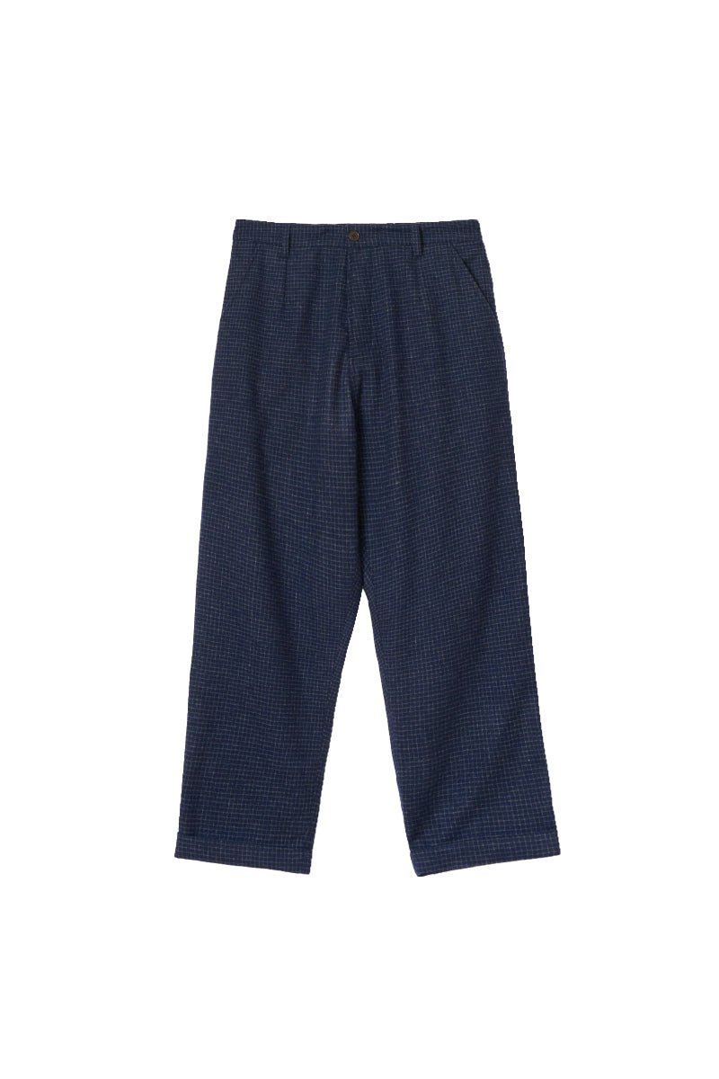 Bobby Wool Mix Super Chino - Navy Mix