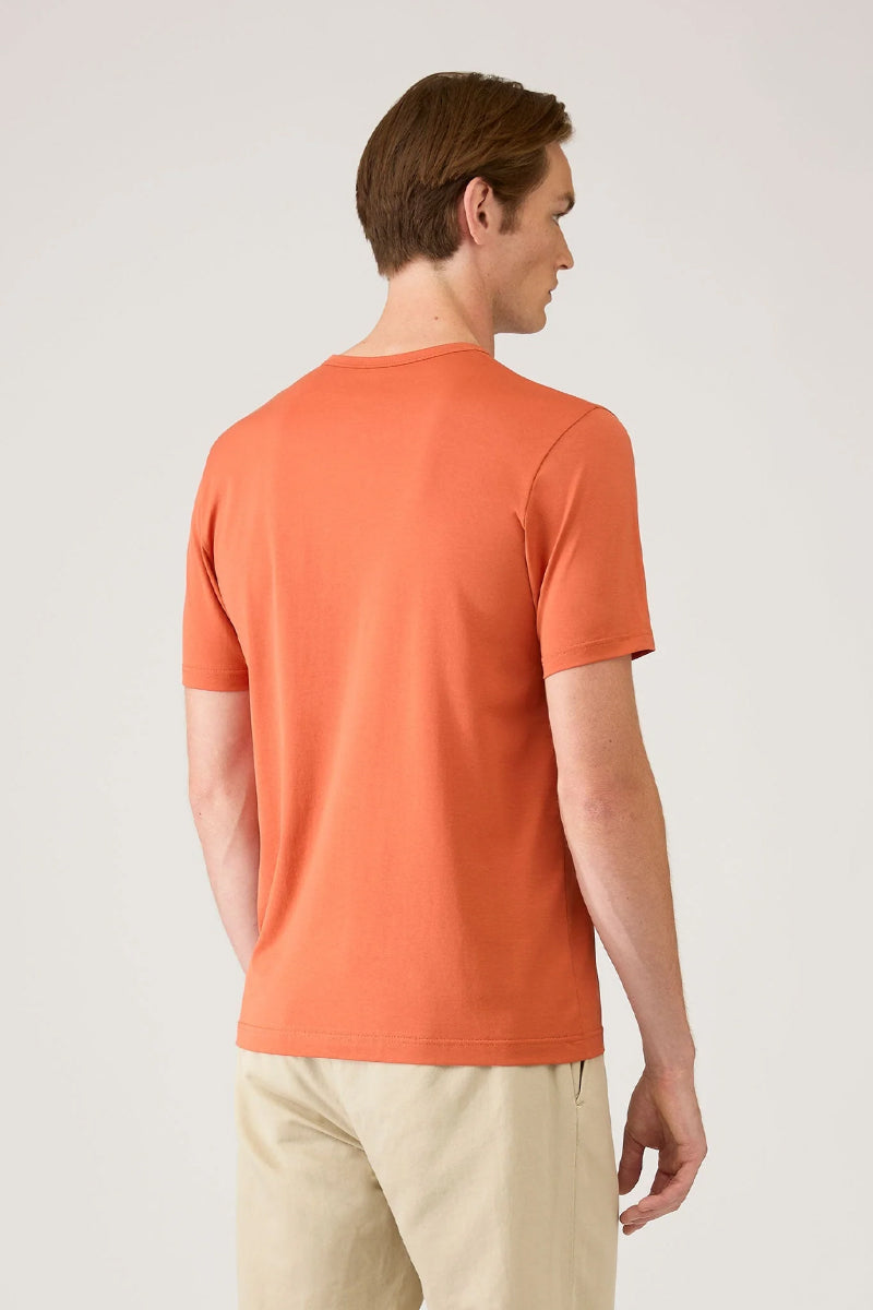 Sunspel Supima Cotton Classic Tee - Copper