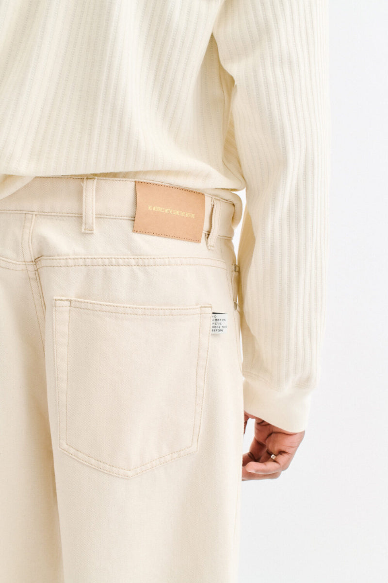 Terek Jeans - Raw White Denim