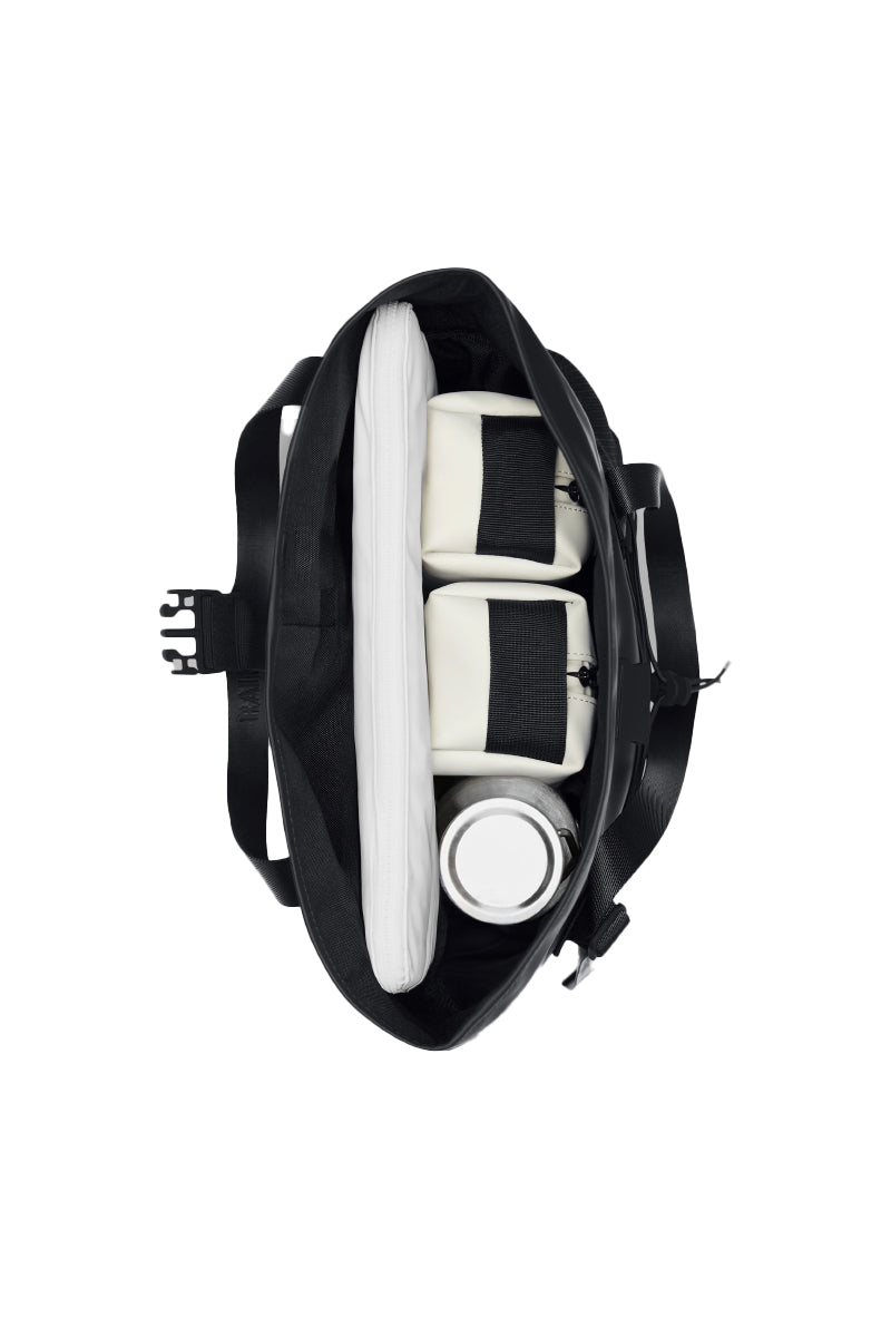 Trail Rolltop Tote Bag - Black