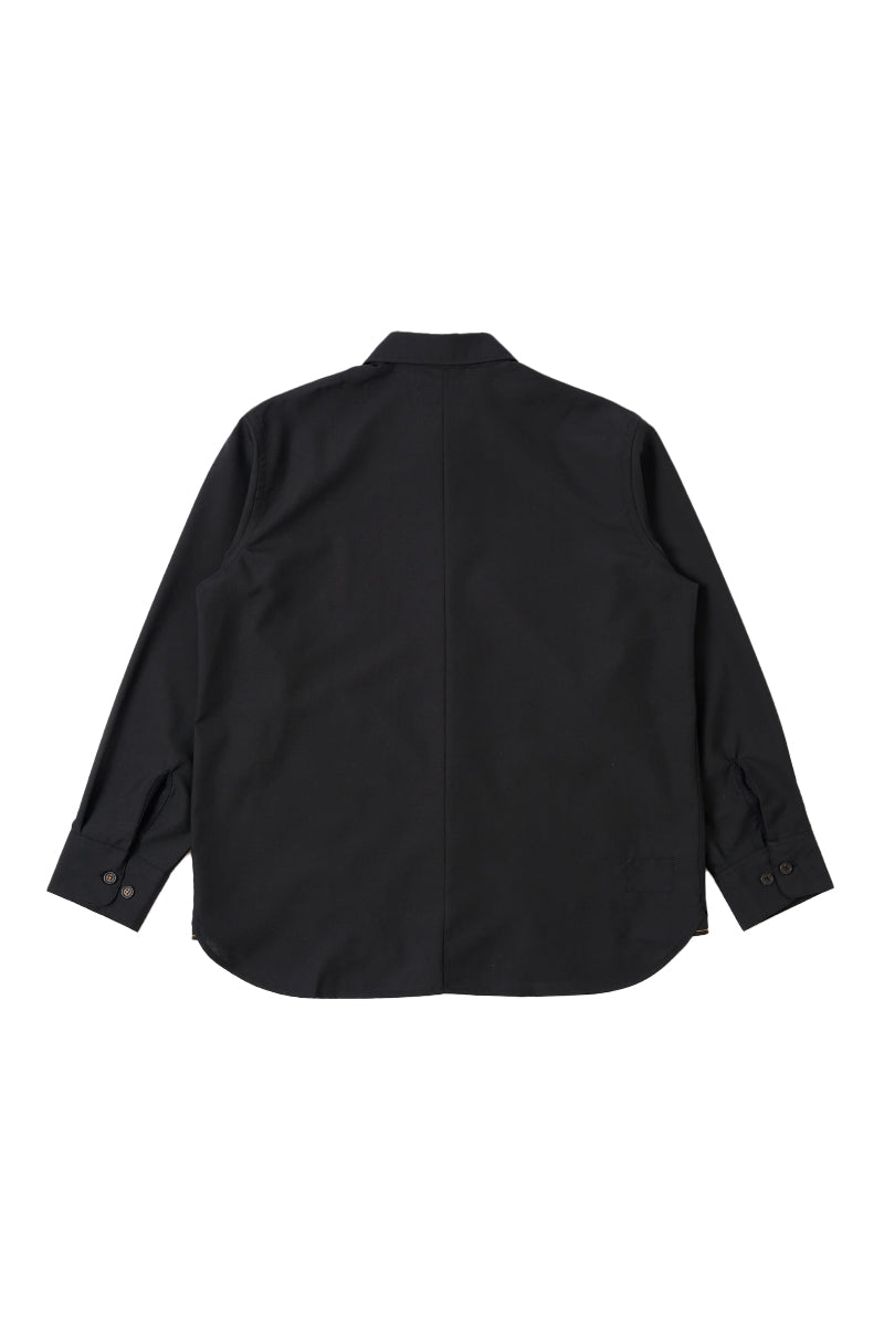 Tropical Suiting Travail Shirt - Black